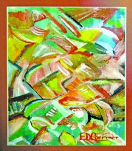An abstract painting