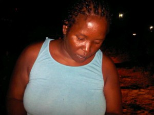 A distressed Bejede Aeridge