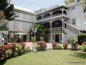 Cara Lodge, now a hotel, was known as Woodbine House