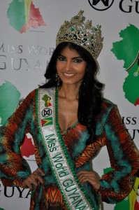 Reigning Miss World Guyana Rafieya Husain