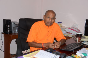 Founder of the Saraswati Vidya Niketan ‘Hindu’ Secondary School, Swami Aksharananda