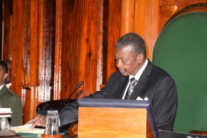 Speaker of the National Assembly, Dr Barton Scotland 