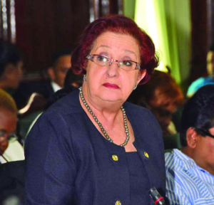 Opposition Chief Gail Teixeira